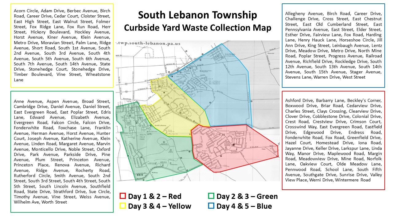 Colored Zones - Streets updated 2022